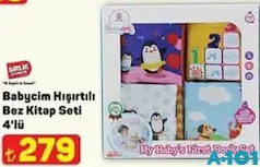 BİRLİK OYUNCAK BABYCİM HIŞIRTILI BEZ KİTAP SETİ 4'LÜ fiyat ve kampanya bilgisi